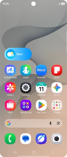Press the call icon.