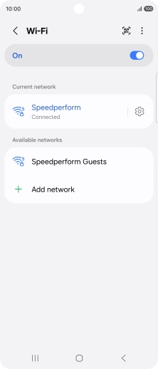 Press the Home key to return to the home screen.