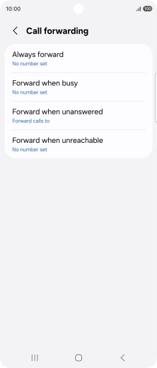 Press the Home key to return to the home screen.