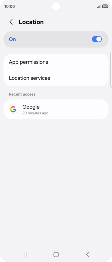 Press App permissions.