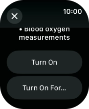 Press Turn On.