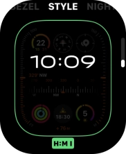 Press the Digital Crown twice to return to the home screen.