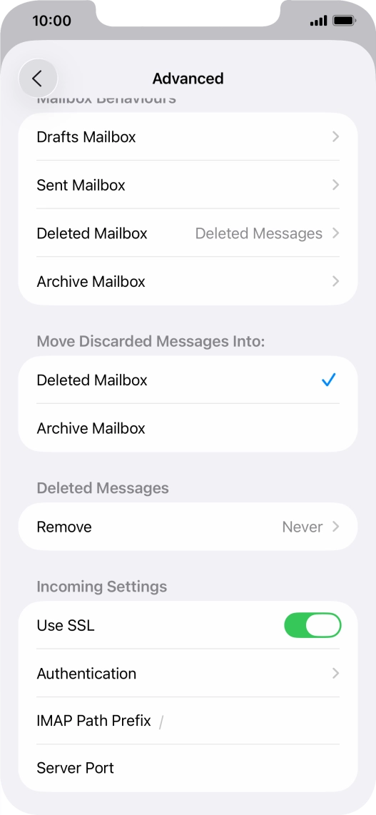 Press Authentication.