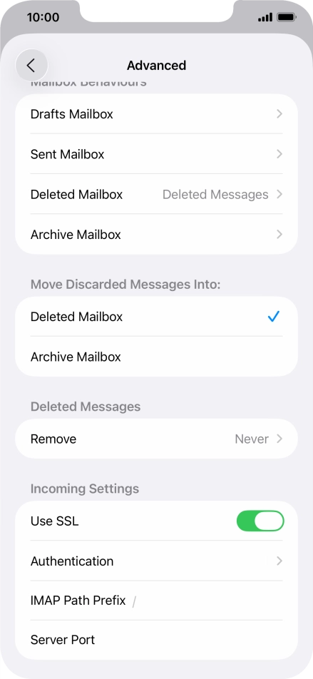 Press Authentication.