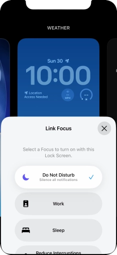 Press the close icon.