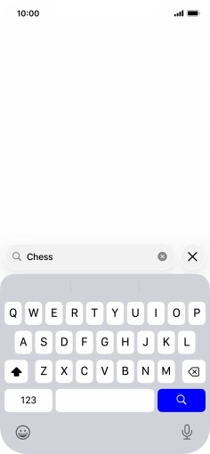 Press the search icon.