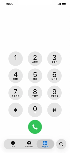 Key in **21*222# and press the call icon.