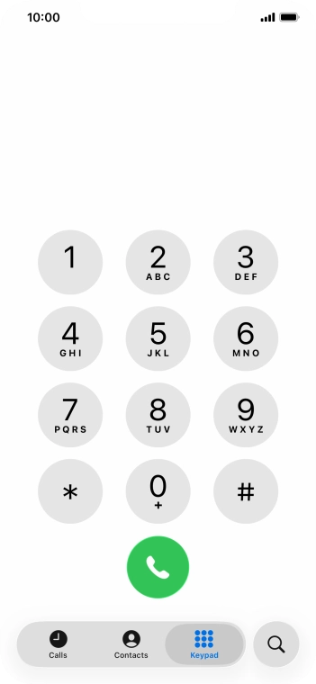 Key in **21*222# and press the call icon.
