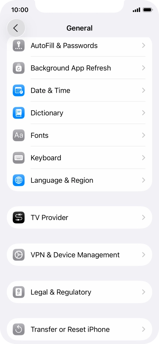 Press Background App Refresh.