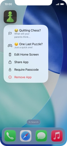Press Require Passcode.