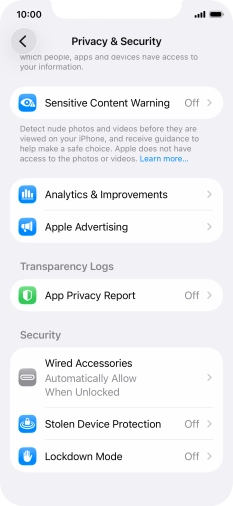 Press Sensitive Content Warning.