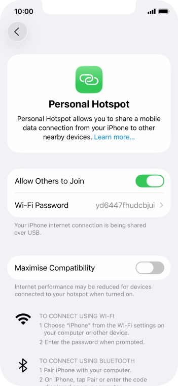 Slide your finger upwards starting from the bottom of the screen to return to the home screen.