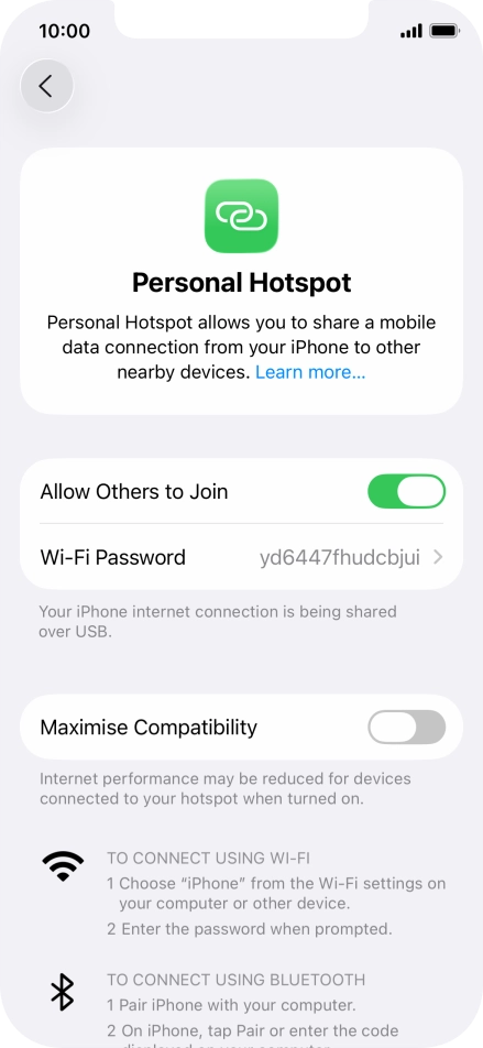 Slide your finger upwards starting from the bottom of the screen to return to the home screen.