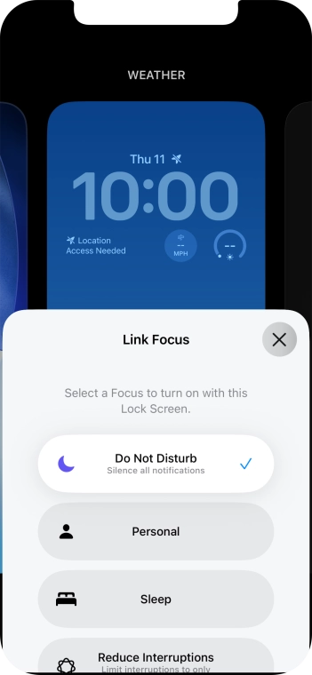 Press the close icon.