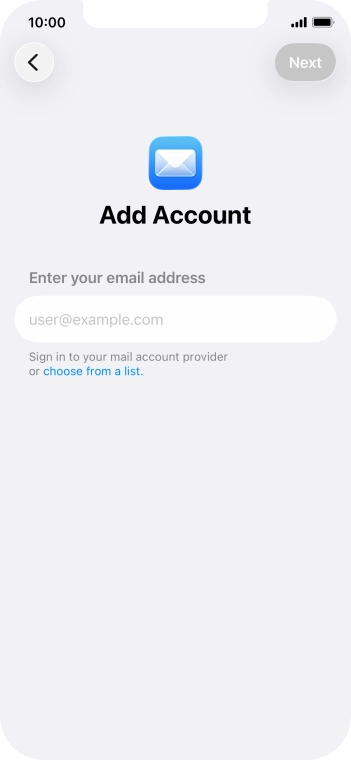 Press the field below 