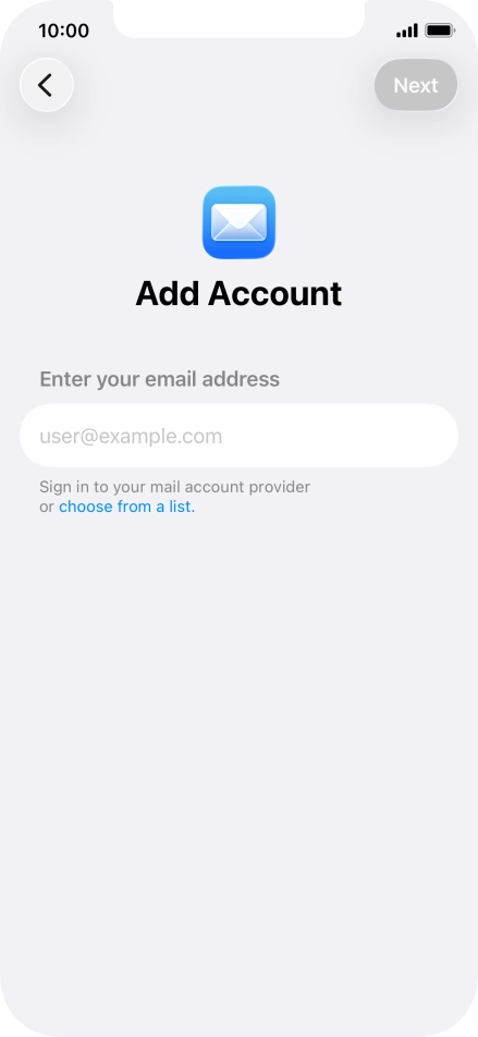 Press the field below 