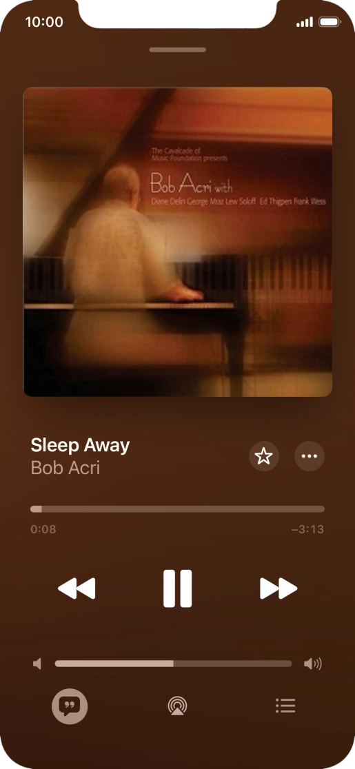 Press arrow right to go to the next audio file.