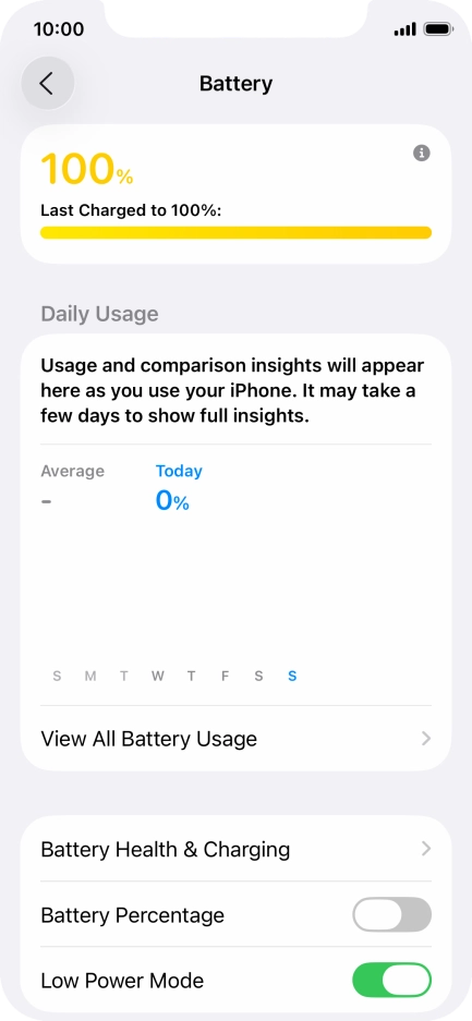 Slide your finger upwards starting from the bottom of the screen to return to the home screen.