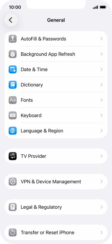 Press Background App Refresh.
