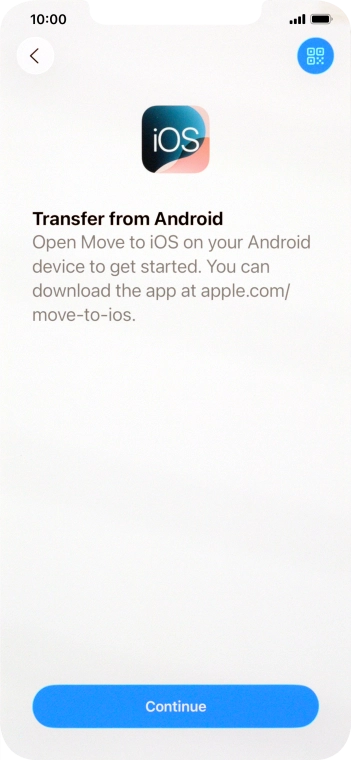 To transfer content to your phone, you need to install the app 
