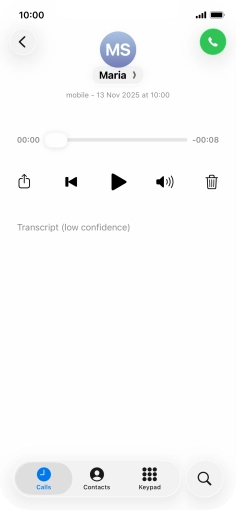 Press the play icon.