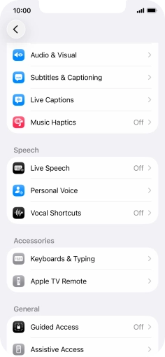 Press the required category below 