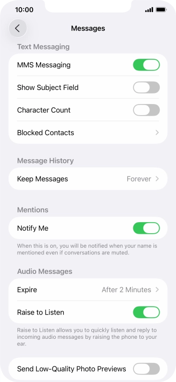 Slide your finger upwards starting from the bottom of the screen to return to the home screen.