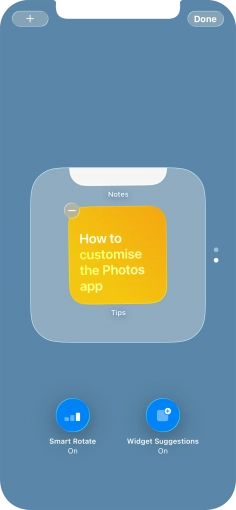 Press Smart Rotate to turn the function on or off.