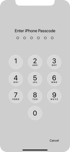 Use the phone lock code you created. The app is now locked.
