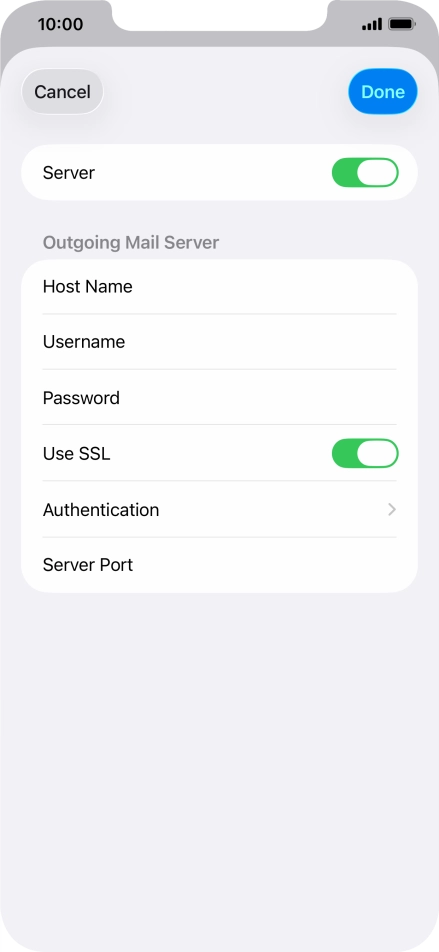Press Authentication.