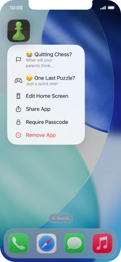 Press Require Passcode.