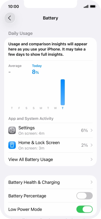 Slide your finger upwards starting from the bottom of the screen to return to the home screen.