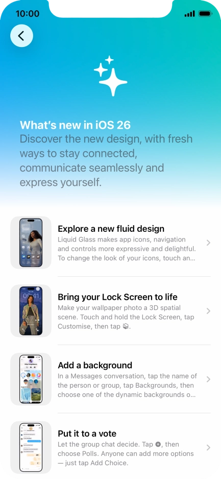 Slide your finger upwards starting from the bottom of the screen to return to the home screen.