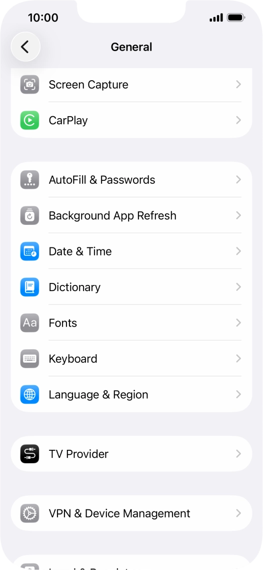 Press Background App Refresh.