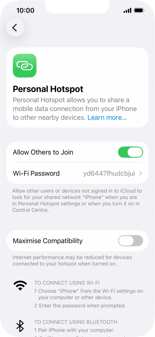 Slide your finger upwards starting from the bottom of the screen to return to the home screen.