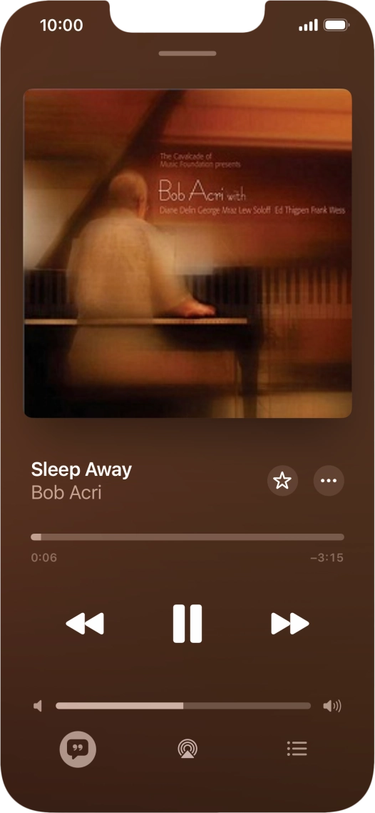 Press arrow right to go to the next audio file.