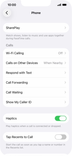 Press Wi-Fi Calling.