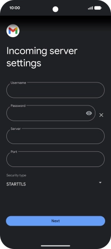Press the field below 