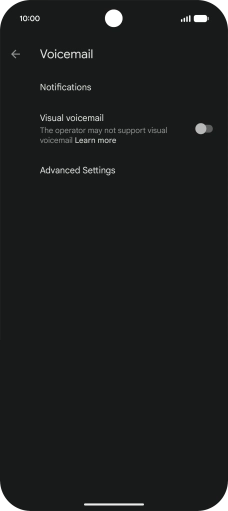Press Advanced Settings.