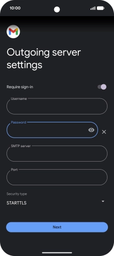 Press the field below 