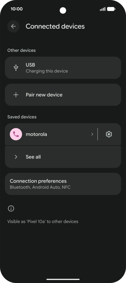 Slide your finger upwards starting from the bottom of the screen to return to the home screen.