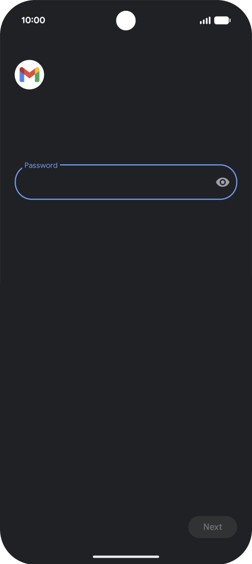 Press the field below 