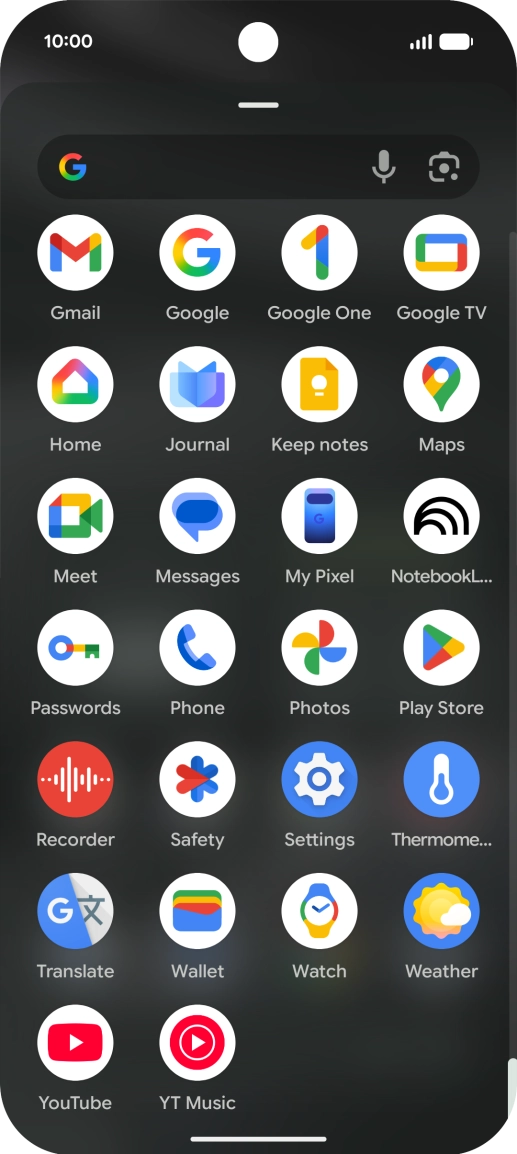 Open Photos and go to the required picture.