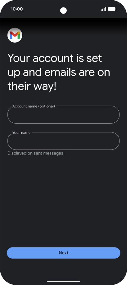 Press the field below 