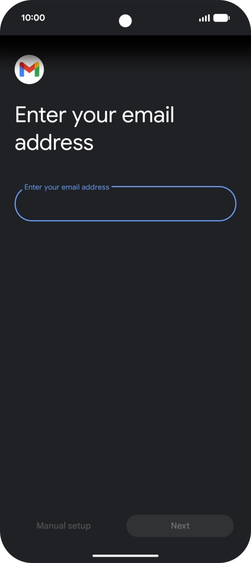 Press the field below 