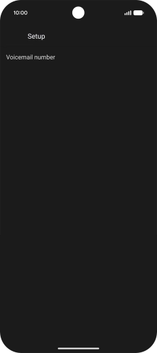 Press Voicemail number.