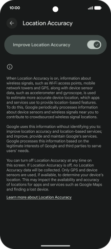 If you press the indicator next to 