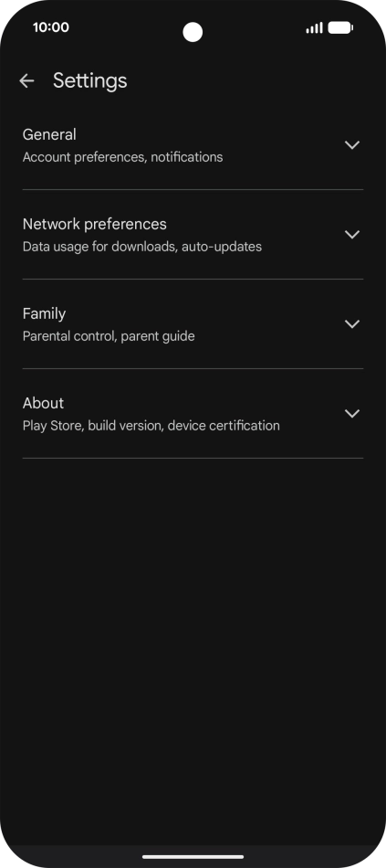 Press Network preferences.