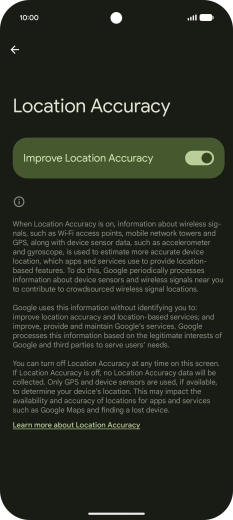 If you press the indicator next to 