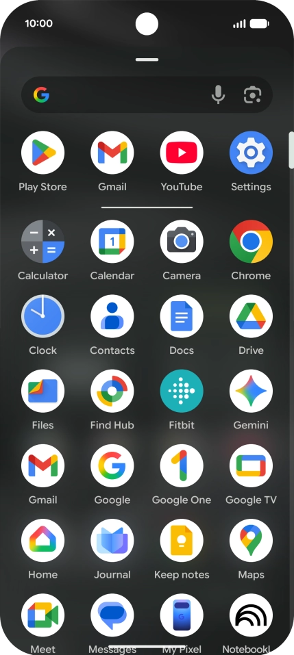 Press Gemini. If prompted, follow the instructions on the screen to turn on the function.